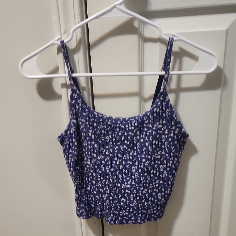 Old Navy Blue Floral Camisole